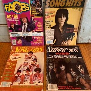 Vintage 1970’s/80's Rock Magazines